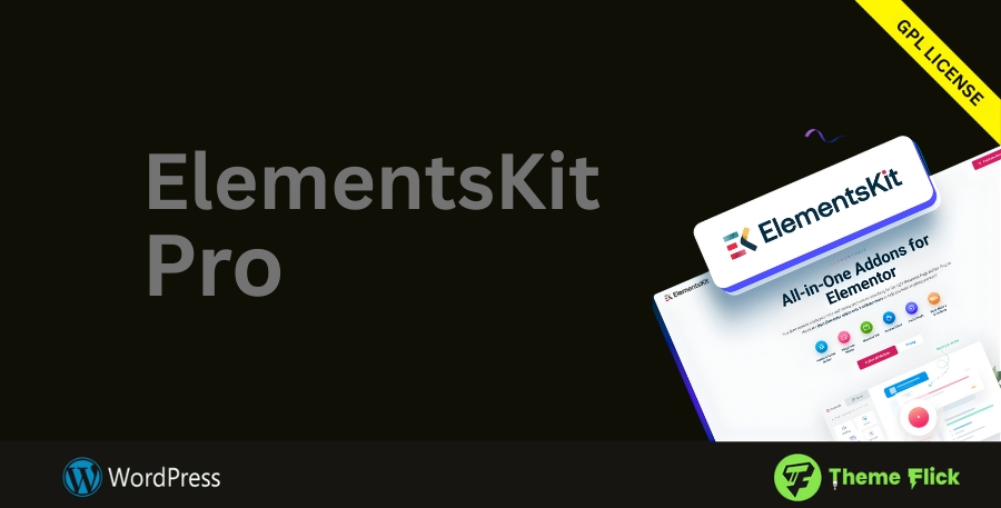 ElementsKit Pro – All-in-One Addons for Elementor (Widgets, Header/Footer & Mega Menu)