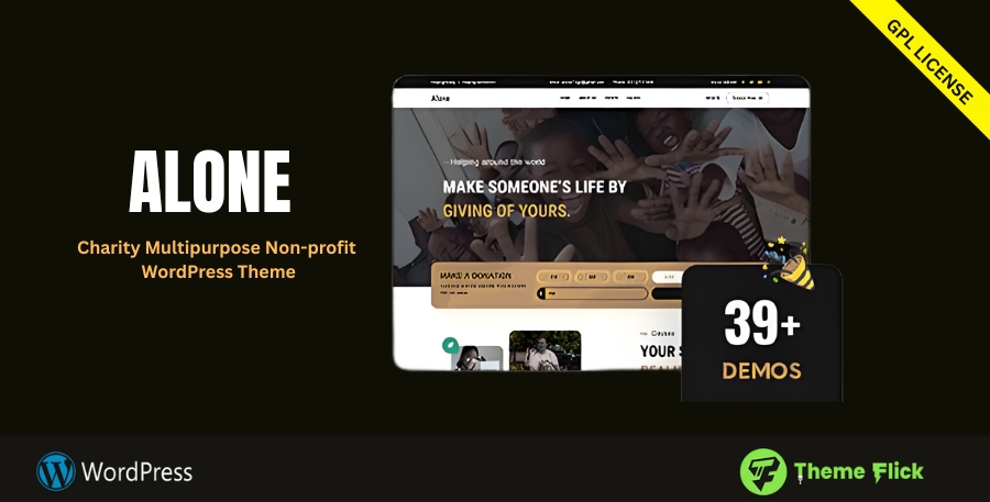 Alone — Charity & Non-profit WordPress Theme 7.9.0