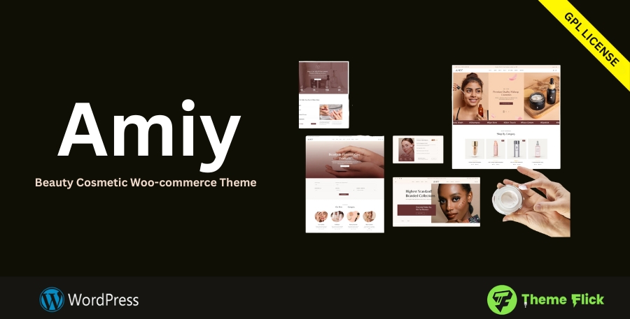 Amiy — Beauty & Cosmetics Shop WooCommerce Theme
