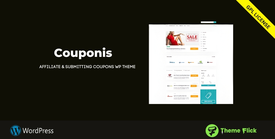 Couponis WordPress Theme — Coupons & Deals Directory 3.2.2