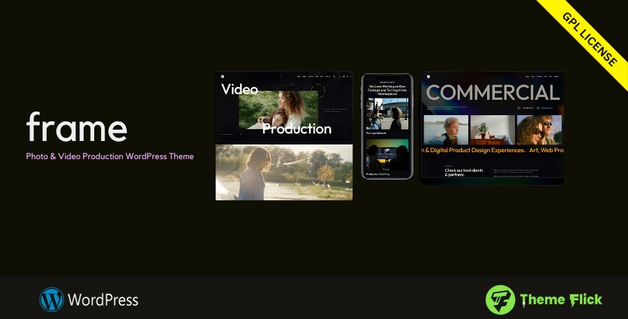 Frame — Photo Studio & Print Shop WordPress Theme