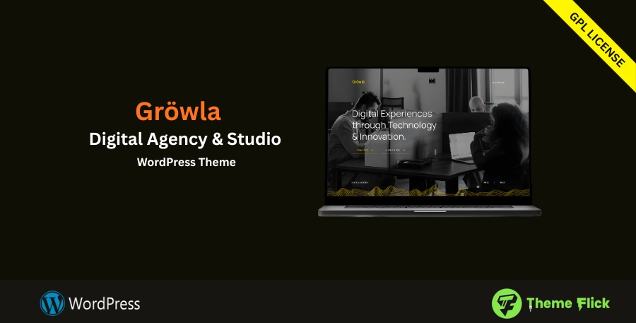 Gröwla – Digital Agency WordPress Theme