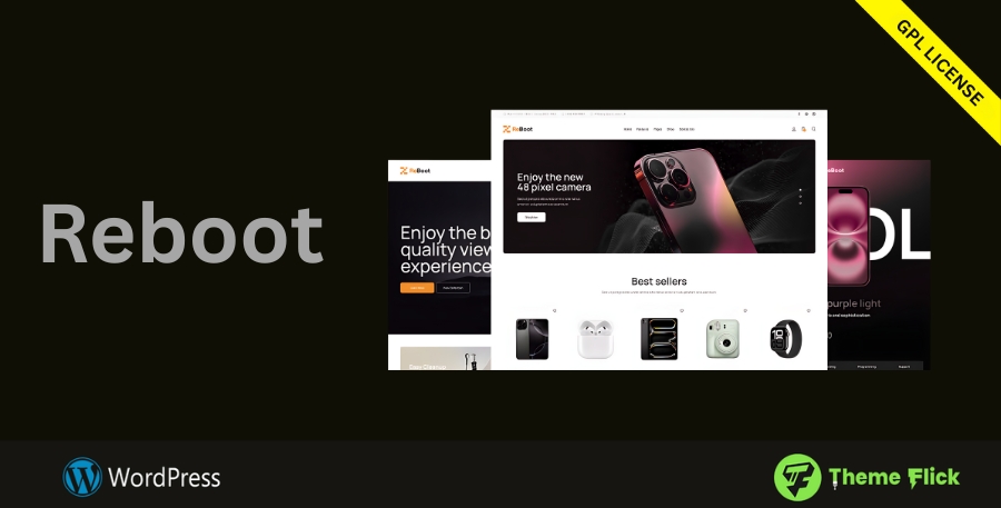 Reboot — Electronics Repair & Gadget Service WordPress Theme