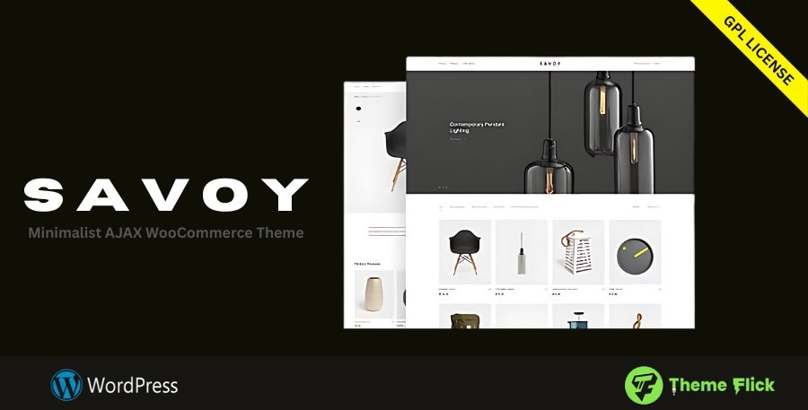 Savoy — Minimalist AJAX WooCommerce Theme 3.1.3