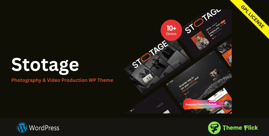 Stotage — Photography & Creative Portfolio WordPress Theme
