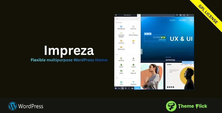 Impreza – Flexible multipurpose WordPress theme with drag-and-drop builder.