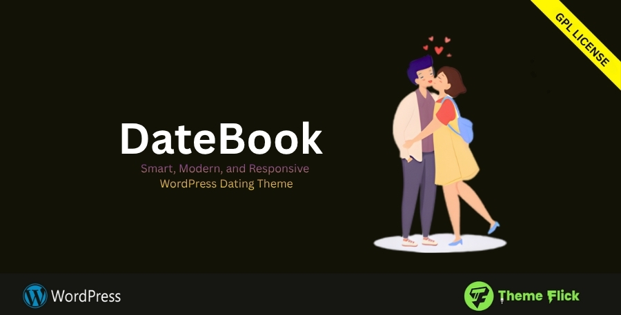 DateBook – Smart, Modern, and Responsive WordPress Dating Theme