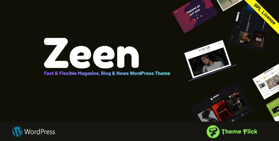 Zeen – Fast & Flexible Magazine, Blog & News WordPress Theme