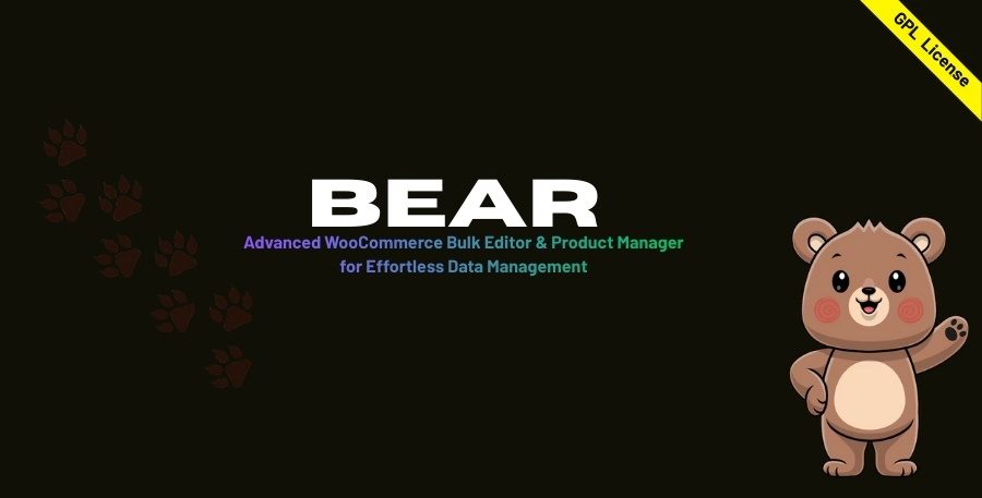 BEAR – Advanced WooCommerce Bulk Editor & Product Manager for Effortless Data Management