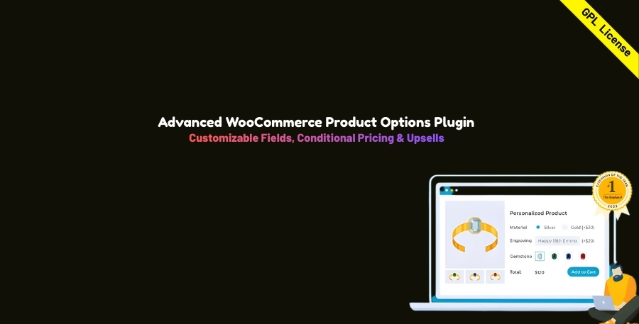 Advanced WooCommerce Product Options Plugin – Customizable Fields, Conditional Pricing & Upsells