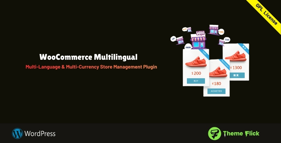 WooCommerce Multilingual – Multi-Language & Multi-Currency Store Management Plugin