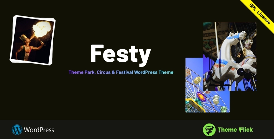 Festy – Theme Park, Circus & Festival WordPress Theme