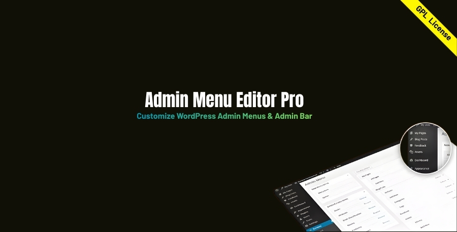 Admin Menu Editor Pro – Customize WordPress Admin Menus & Admin Bar