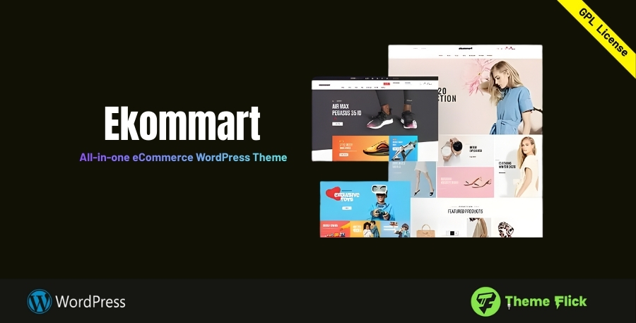 Ekommart – Multi-Purpose eCommerce WordPress Theme for Online Stores