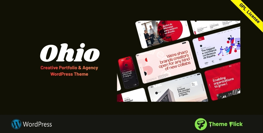 Ohio Theme – Creative Portfolio & Agency WordPress Theme for Professionals