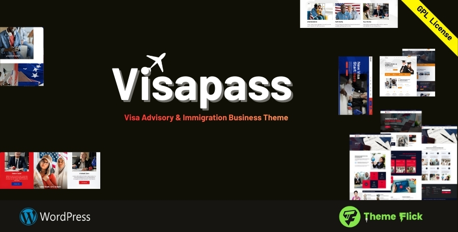 Visapass – Visa Advisory & Immigration Business Theme