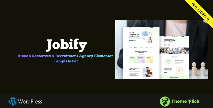 Jobora – Human Resources & Recruitment Agency Elementor Template Kit