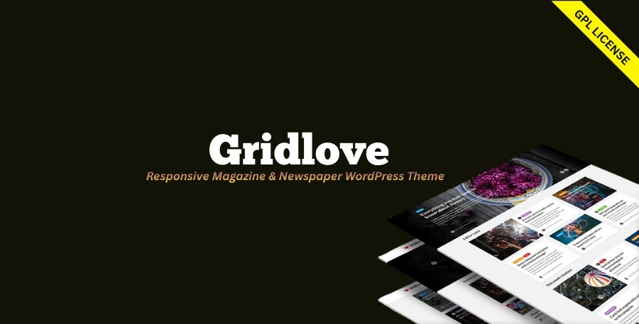 Gridlove – Responsive Magazine & Newspaper WordPress Theme