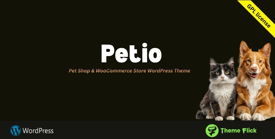 Petio – Pet Shop & WooCommerce Store WordPress Theme 1.2.2