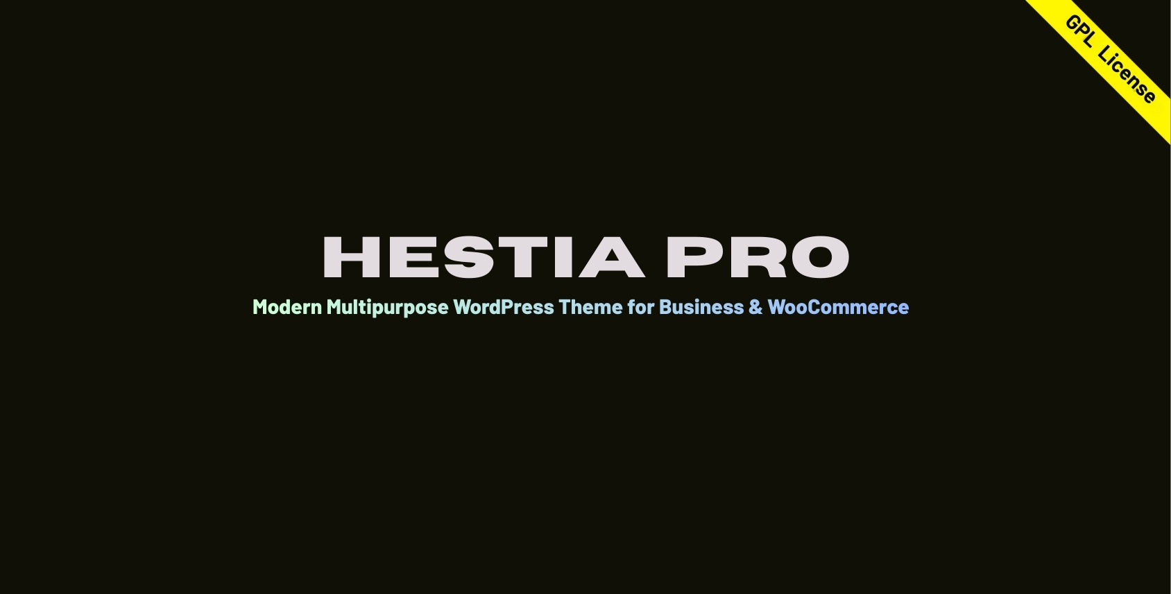 Hestia Pro – Modern Multipurpose WordPress Theme for Business & WooCommerce