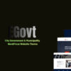 EGovt – City Government & Municipality WordPress Website Theme