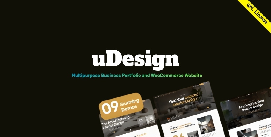 uDesign WordPress Theme - Multipurpose Business Portfolio and WooCommerce Website
