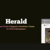 Herald – News Portal & Magazine WordPress Theme for Online Newspapers