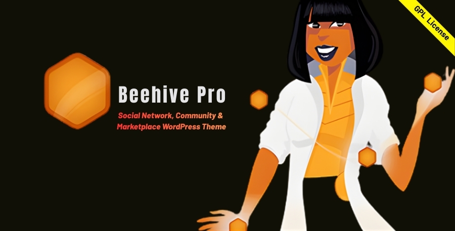 Beehive – Social Network, Community & Marketplace WordPress Theme