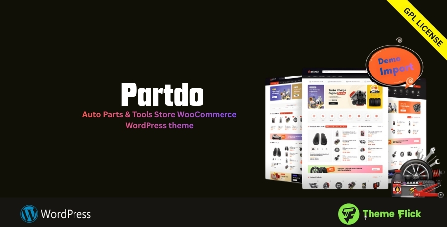 Partdo Theme – Auto Parts & Tools Store WooCommerce WordPress Solution 1.4.4
