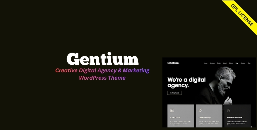 Gentium – Creative Digital Agency & Marketing WordPress Theme 1.2.3