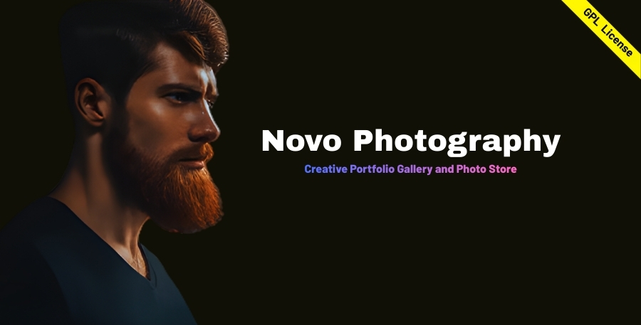 Novo Photography WordPress Theme - Creative Portfolio Gallery and Photo Store