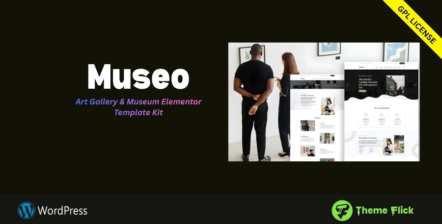 Museo – Art Gallery & Museum Elementor Template Kit for Creative Spaces