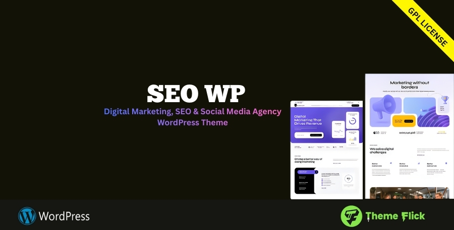 SEO WP – Digital Marketing, SEO & Social Media Agency WordPress Theme 3.11.3