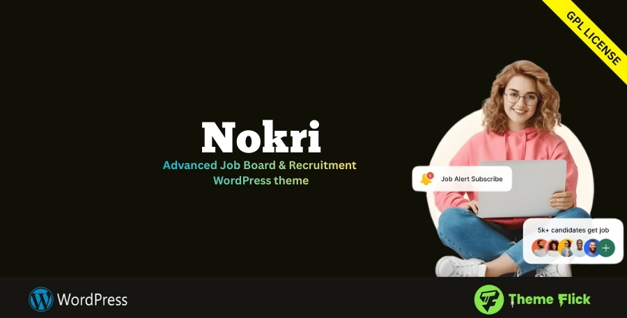 Nokri Theme – Advanced Job Board & Recruitment WordPress Solution 1.6.4