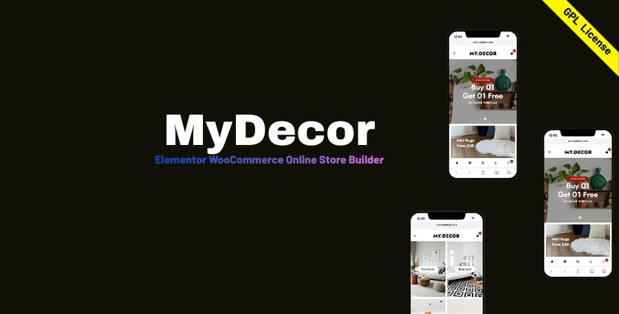 MyDecor WordPress Theme - Elementor WooCommerce Online Store Builder