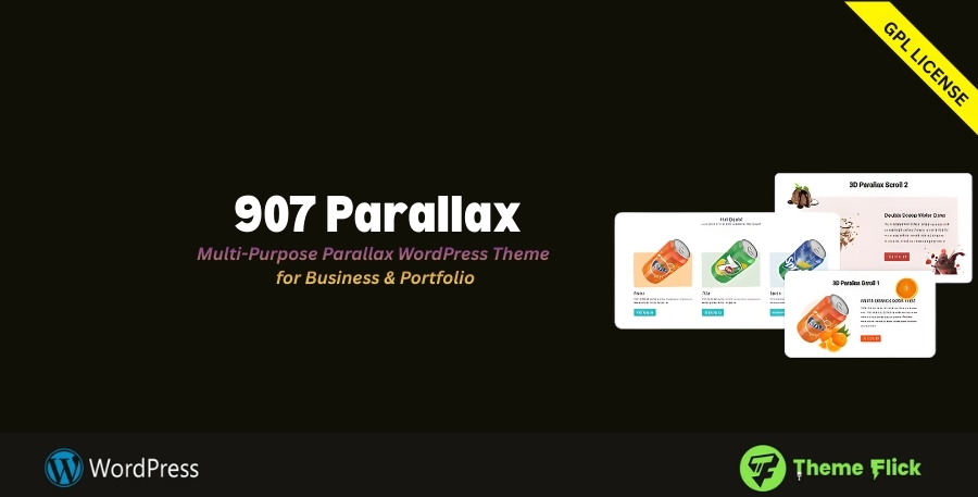 907 Parallax – Multi-Purpose Parallax WordPress Theme for Business & Portfolio 5.3.15