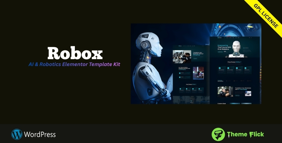 RoboxAI – AI & Robotics Elementor Template Kit