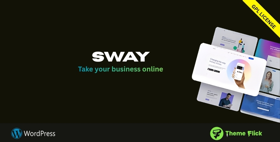 Sway Multipurpose WordPress Theme with Page Builder for Business & Corporate Websites 4.6
