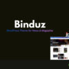 Binduz WordPress Theme – News & Magazine Website Theme with Elementor 2.7.0
