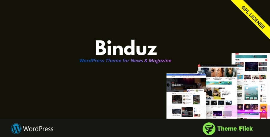 Binduz WordPress Theme – News & Magazine Website Theme with Elementor 2.7.0