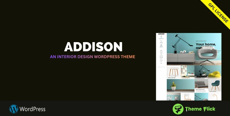 Addison Architecture & Interior Design WordPress Theme 1.4.2