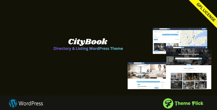 CityBook Directory & Listing WordPress Theme – Elementor Business Directory Solution 2.5.1