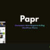 Papr – Newspaper, News Magazine & Blog WordPress Theme with AMP & Dark Mode 1.5.3
