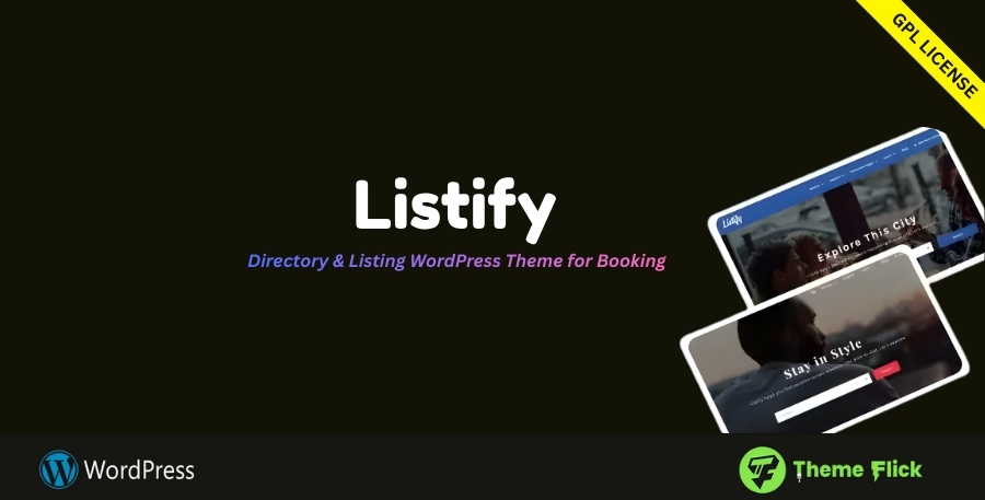 Listify Directory & Listing WordPress Theme for Booking and Marketplace Websites 3.2.8