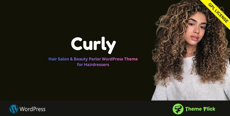 Curly – Hair Salon & Beauty Parlor WordPress Theme for Hairdressers 3.3.2