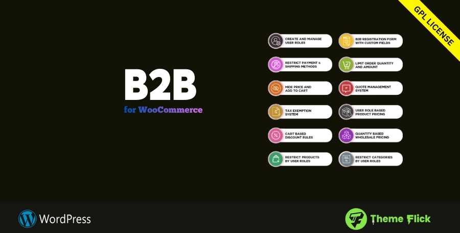 B2B for WooCommerce – Wholesale & Role-Based Pricing Plugin for WordPress