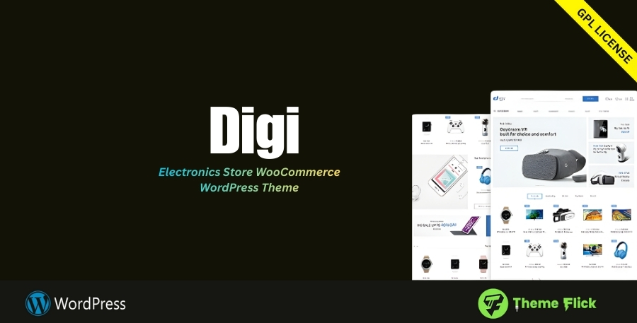 Digi Electronics Store WooCommerce WordPress Theme 1.9.3