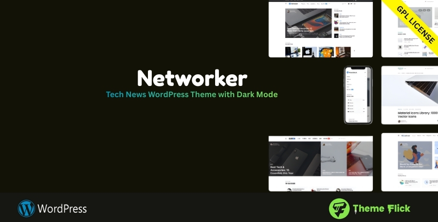Networker – Tech News & Magazine WordPress Theme with Dark Mode & AMP 1.2.2
