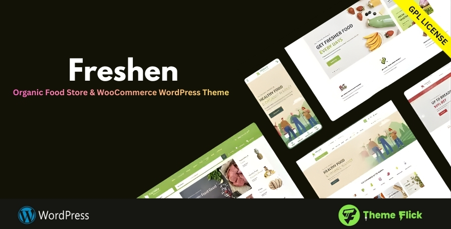 Freshen Organic Food Store & WooCommerce WordPress Theme 1.0.32