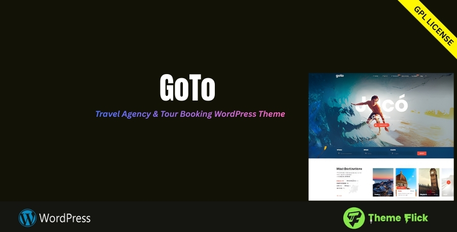GoTo – Travel Agency & Tour Booking WordPress Theme with Online Tour Builder 2.6